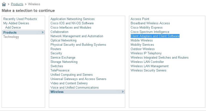 Download Cisco Network & Wireless Cards Driver